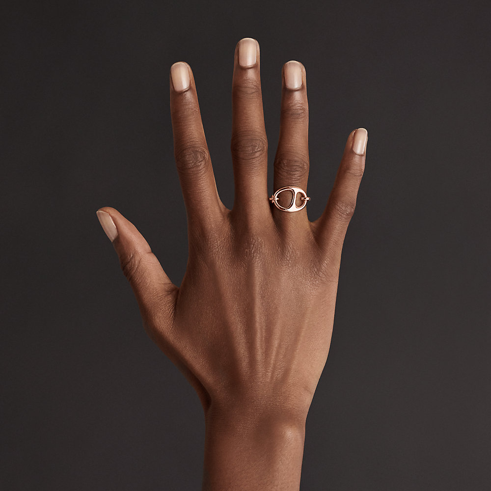 Chaine d'Ancre Punk ring, small model | Hermès UK
